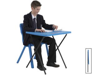 Titan poly folding exam desk
