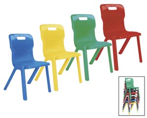 Titan posture one piece chairs