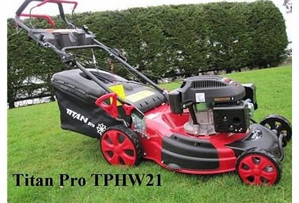 Titan Pro Petrol Lawnmower 20 inch 5.5HP SELF PROPELLED 3 in 1 MULCHING MOWER