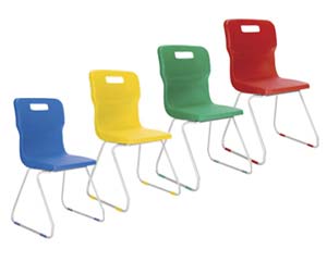 Titan skid base poly chair