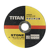 TITANandreg; Titan Stone Cutting Disc 125 x 2.5 x 22mm Pack of 5