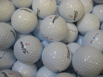 Titleist 12 Titleist PTS Solo Refurbished Golf Balls