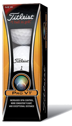 Titleist Pro V1 Golf Balls 3 Ball Sleeve - 2011