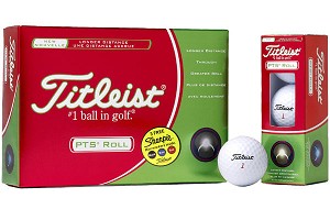 PTS Roll Golf Balls Dozen + Sharpie Pens