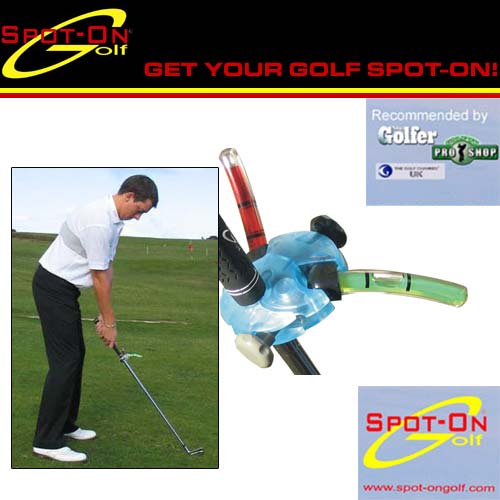 SPOT-ON GOLF SWING PLANE TRAINER WITH DVD
