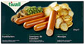 Tivall Vegetable Frankfurter Sausages (240g)
