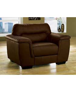 Leather Chair - Brown