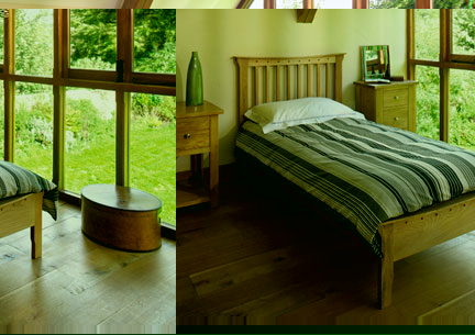 Oak Bed Range - Single, Double, King or