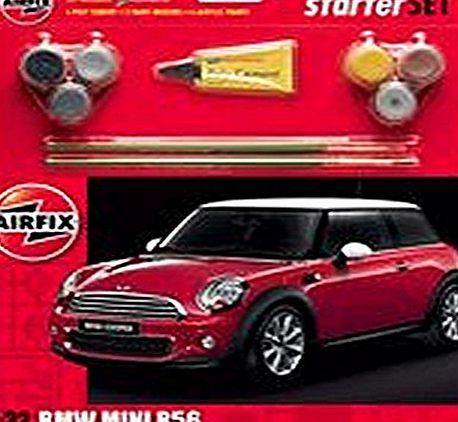 AIRFIX KIT MINI COOPER S 1:32 scale plastic scale model kit Construction and painting required Glue and paints included Skill level: 2 (where 1 is for the beginner and 4 is for the more experienced mo