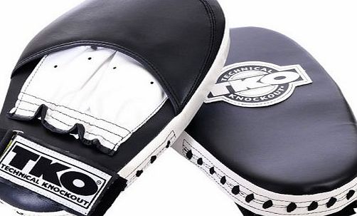 TKO Pro Style Punch Mitss Shock Absorbing Foam Padded Target Mitss MMA Thai Boxing Ultra Gel Padding Kickboxing Sparring Training Exercise Leather Focus Pads Jab Gloves Fighting