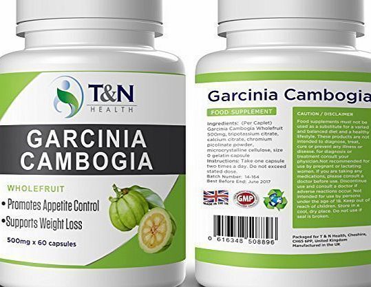 TN Health Garcinia Cambogia Fat Burning Pills - Lose Weight in a Month With The Best Slimming Pills For Extrem