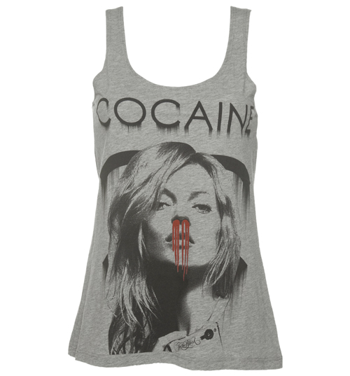 To The Black Ladies Grey Cocaine Model Tunic Vest from To The