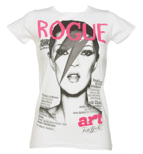 To The Black Ladies White Rogue Fashion Mag Cover T-Shirt