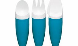 TODDLER Blue toddler cutlery set