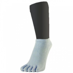 Toe Toe Womens Toe Anklet Sock Textile Upper Textile Lining Textile Lining Christmas in Blue