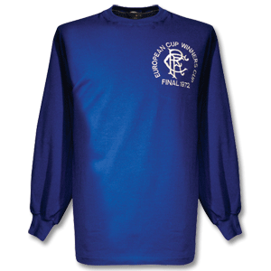 1972 Rangers Home L/S European Cup Winners Retro Shirt