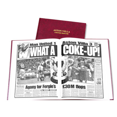 TOFFS Aston Villa Football Newspaper Book. Retro
