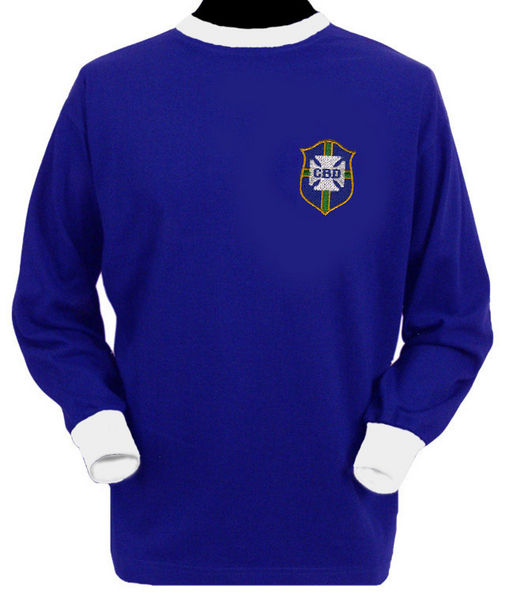 TOFFS Brazil 1966 World Cup shirt. Retro Football Shirts