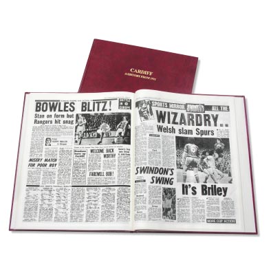 TOFFS Cardiff City Football Newspaper Book Retro