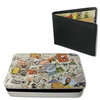 TOFFS Charles Buchan Leather Wallet Retro Football shirt