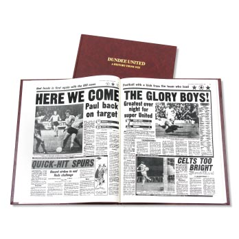 TOFFS Dundee Utd Football Newspaper Book Retro