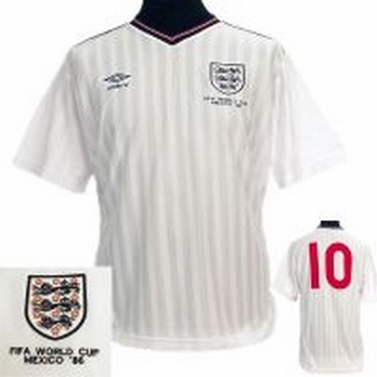 world cup 86. TOFFS England 1986 Mexico World Cup Shirt (with