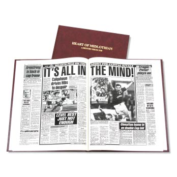 TOFFS Hearts Football Newspaper Book. Retro Football