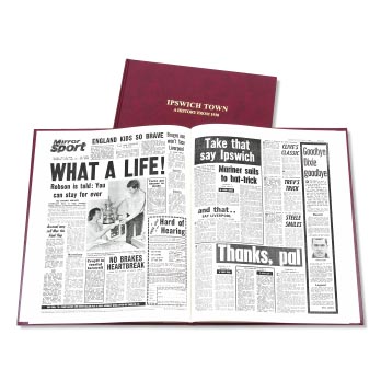 TOFFS Ipswich Football Newspaper Book. Retro Football