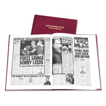 TOFFS Leicester Football Newspaper Book. Retro