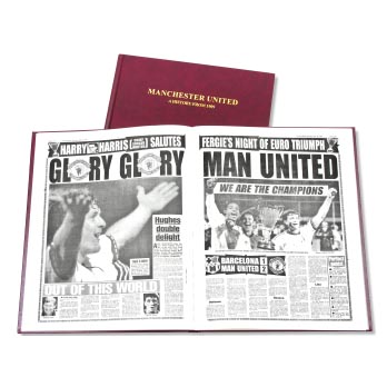 TOFFS Manchester United Football Newspaper Book. Retro