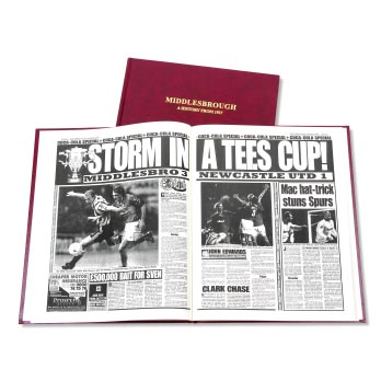 TOFFS Middlesbrough Football Newspaper Book. Retro