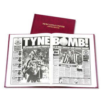 TOFFS Newcastle Utd Football Newspaper Book. Retro