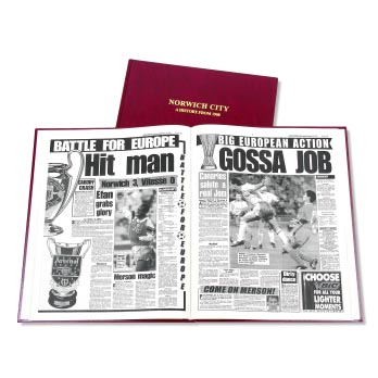 TOFFS Norwich Football Newspaper Book. Retro Football