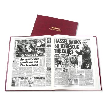 TOFFS Preston North End Football Newspaper Book Retro