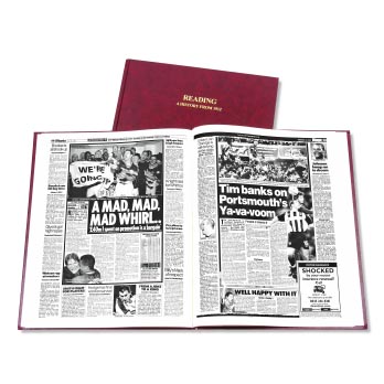 TOFFS Reading Football Newspaper Book. Retro Football