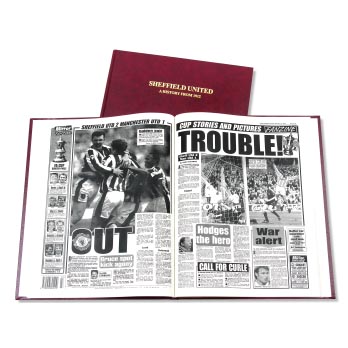 TOFFS Sheffield Utd Football Newspaper Book. Retro