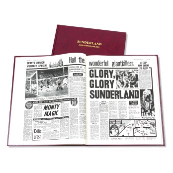 TOFFS Sunderland Football Newspaper Book. Retro