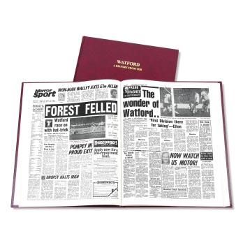 TOFFS Watford Football Newspaper Book
