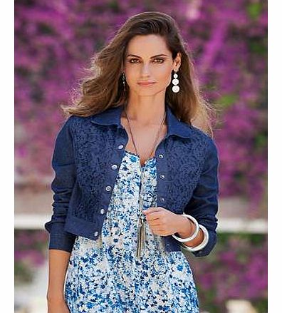 Denim Lace Jacket