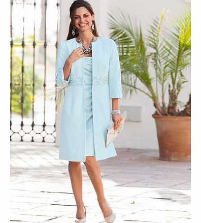 Together Evening Coat With Lace