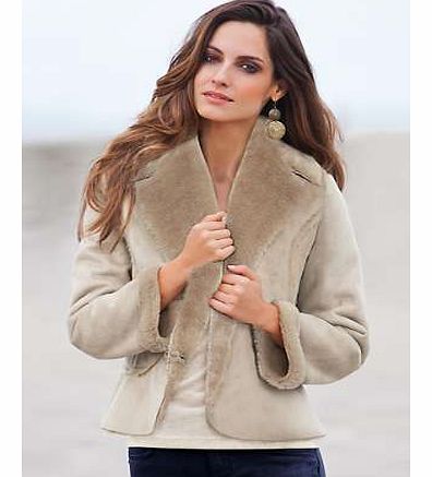 Together Faux Shearling Coat