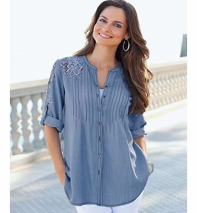 Together Lace Trim Shirt