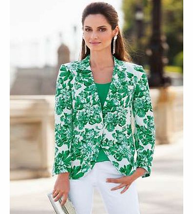 Together Print Blazer