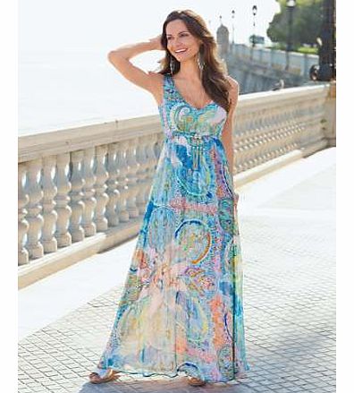 Together Print Maxi Dress