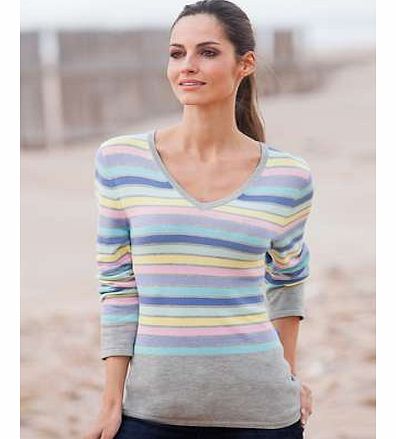 Together Striped Sweater