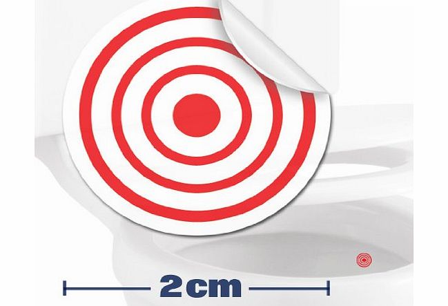 Toilet Marksman Toilet Training Sticker - 10 x Target Stickers
