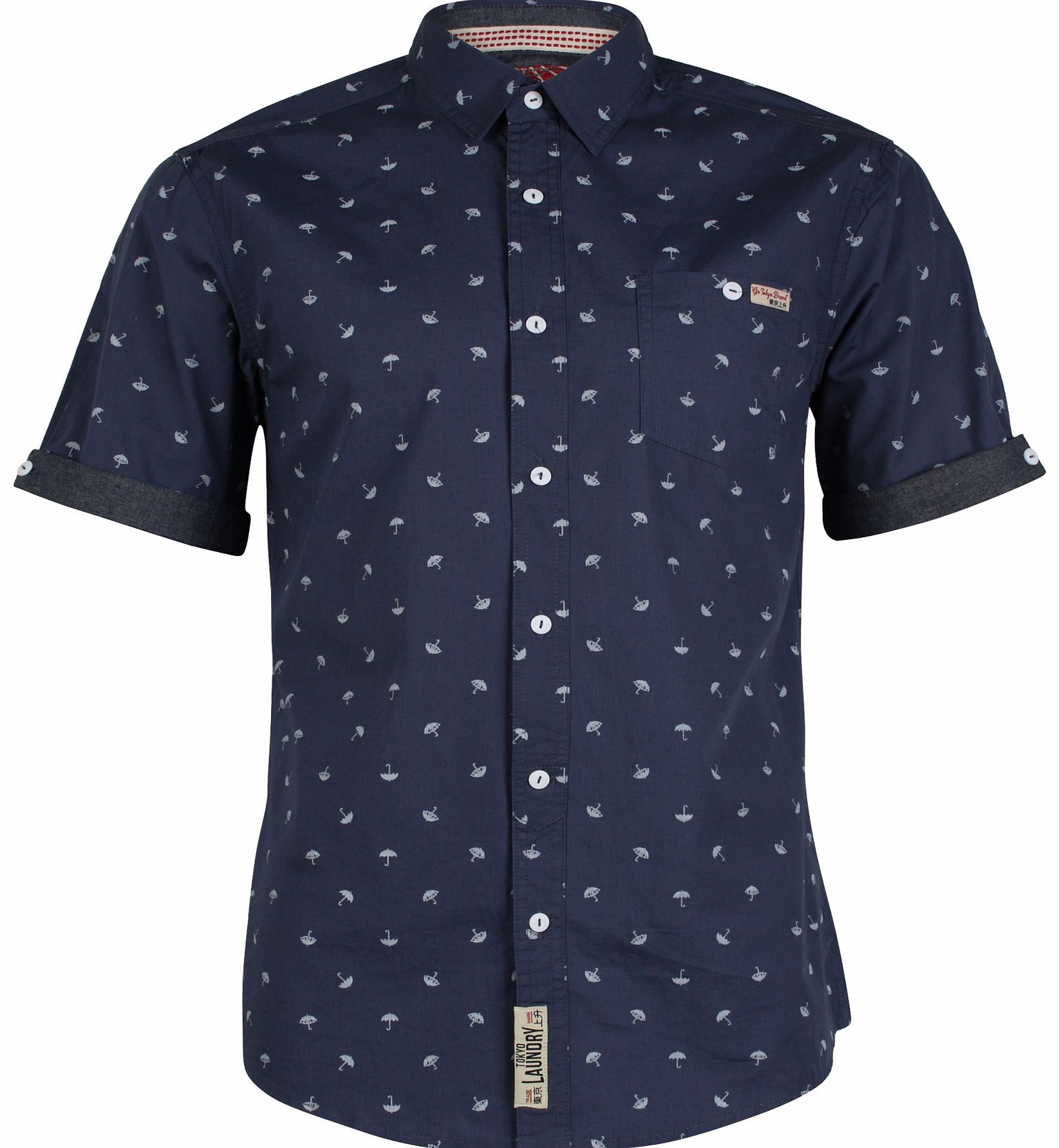 Tokyo laundry Mens Serene Short Sleeve Shirt