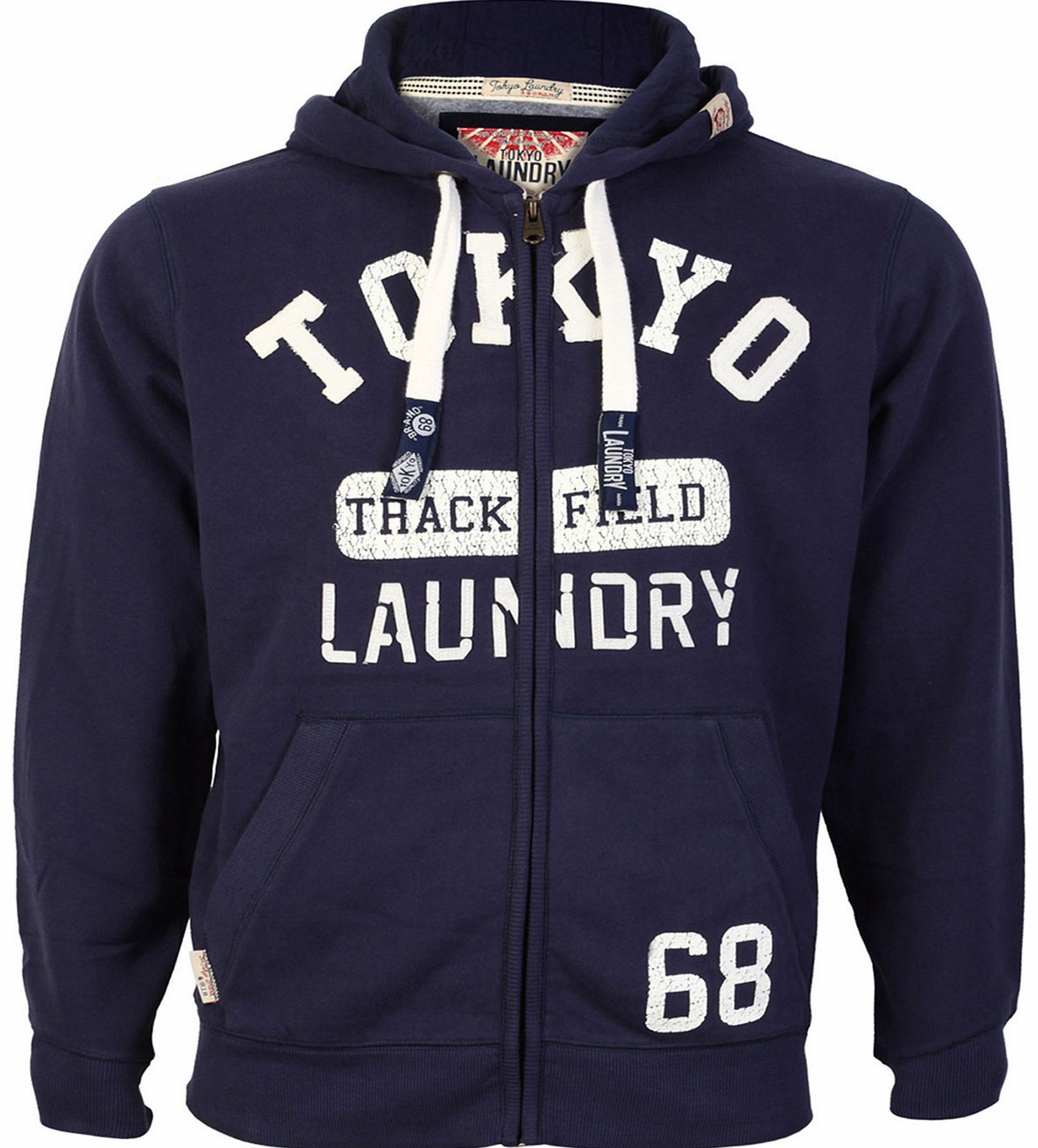 Tokyo laundry Mens Zip Hooded Top