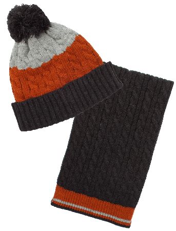 Tokyo laundry Salzburg Unisex Hat and Scarf Set
