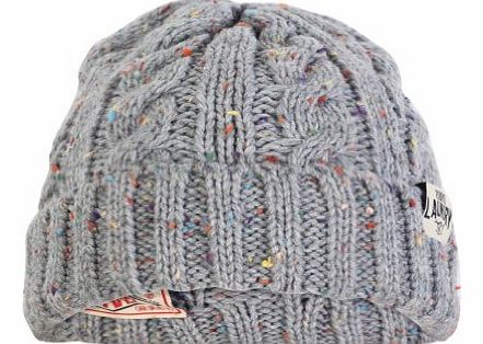 Tokyo Laundry Unisex Cahir Soft Cable Knitted Winter Warm Beanie Hat Light Grey One Size